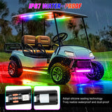 6Pcs Golf Cart Underglow Light Kit for EZGO Yamaha Club Car
