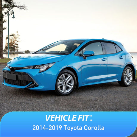 Nilight Window Rain Guards for Toyota Corolla 2014 2015 2016 2017 2018 2019, Out-Channel Window Visors Vent Wind Deflectors-4PCS