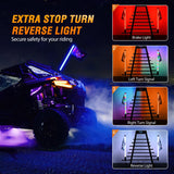 Nilight 1Pcs 3FT Spiral Antenna Bluetooth Remote App Control Led Fat Whip Light