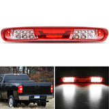 Third Brake Light Third Brake Light High Mount 3rd Brake Stop Reverse Cargo LED Lights Red Shell Compatible with Chevy Silverado GMC Sierra 1500 2500 3500HD 2007 2008 2009 2010 2011 2012 2013 Pickup Truck