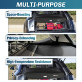 Nilight 2016-2025 Audi Q7 Retractable Trunk Cargo Cover With Trunk Storage Net