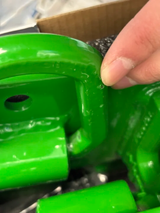 Tractor Bucket Hooks with Tie Down Ring Green (Pair) (25% OFF Final Checkout)