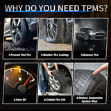 Nilight TPMS Sensor Compatible with 2010 2011 2012 2013 2014 2015 2016 2017 2018 2019 2020 Dodge Chrysler Jeep 2012-2019 Fiat 500 2011-2013 Ram 433Mhz Tire Pressure Monitoring Sensors