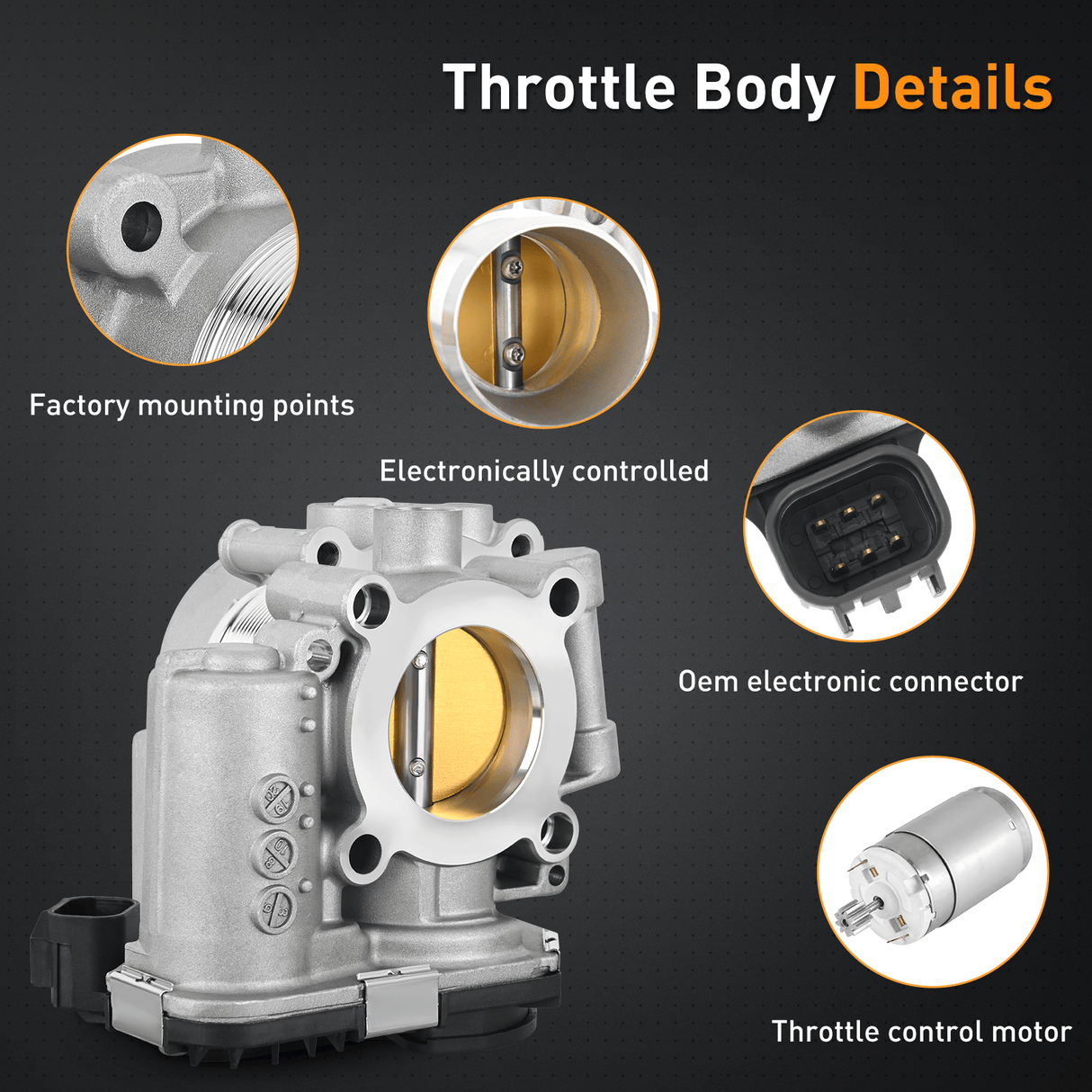 Nilight Electronic Throttle Body 55565489 fits for Buick Chevrolet Vehicles, Buick Encore 2013-2019, Throttle for Chevy Cruze 2011 2012-2016, Sonic 2012-2018, Trax 2013 2014 2015 2016 2017 2018 2019Electronic Throttle Body 55565489 fits for Buick Chevrolet Vehicles, Buick Encore 2013-2019, Throttle for Chevy Cruze 2011 2012-2016, Sonic 2012-2018, Trax 2013 2014 2015 2016 2017 2018 2019