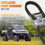 Nilight Drive Belt 3211149 Replacement for Polaris Ranger Extreme Badass CVT Drive Belt Fit for 2013-2019 Polaris Ranger XP 900 1000, 570, Crew 900 ACE 325 Models and More, EPS, Premium, Deluxe,1 Pack