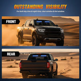 Nilight 144 LED Strobe Traffic Advisor Light Bar Blue with Controller 2 in 1 Automotive Emergency Warning Flashing Police Windshield Lights Bars for Cars Tow Plow Trucks Construction Vehicles