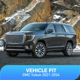 Nilight in-Channel Rain Guards for GMC Yukon 2021 2022 2023 2024, Vent Window Visors, Original Window Deflectors-4PCS