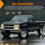 Signal Light Parking Turn Signal Light Compatible with 1988 1989 1990 1991 1992 1993 1994 1995 1996 1997 1998 Chevy GMC C10 C/K 1988-1999 Silverado Suburban Sierra Blazer Tahoe Yukon Front Bumper Lights