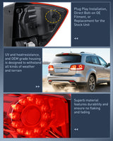 Nilight Taillight Assembly Compatible with 2011 2012 2013 2014 2015 2016 2017 2018 2019 2020 Dodge Journey Outer Tail Light Right Passenger Side
