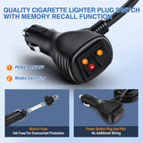 Led Strobe Light 24LED Emergency Strobe Traffic Advisor Light Bar 2 in 1 Green Dash Warning Safety Flashing Lights Front/Rear Windshield Construction Lights for Trucks Cars Plow Police Firefighter Vehicles