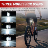 LED Safety Light 4PCS White Marine Navigation Bike Tail Lights Three Modes Waterproof Reflective Gear Clip On Flash Strobe Indicator Lamp for Night Boating Fishing Cycling Jogging