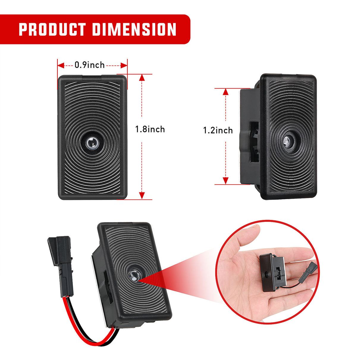 Nilight Door Projector Puddle Lights Compatible with Tesla Model 3/Y/S/X, Welcome Courtesy Step Door Interior Lamps Super Bright, 2-Pack