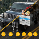 Nilight Remote Battery Disconnect Switch 12V 24V 360A Car Smart Anti-Theft Kill Switches Upgrade Prevent Power Drain with Wireless Remote Control Relay Fobs Voltmeter Display for Auto Truck RV Boat