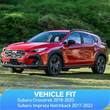 Nilight Vent Window Visors for Crosstrek 2018-2023 Impreza Hatchback 2017 2018 2019 2020 2021 2022 2023, in-Channel Rain Guards, Original Window Deflectors-4PCS