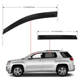 Nilight 4pcs Rain Guards For GMC Terrain 2010 2011 2012 2013 2014 2015 2016 2017