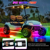 2Pcs Golf Cart Underglow Light Kit for EZGO Yamaha Club Car