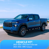 Window Visors for Chevrolet Colorado/GMC Canyon 2023 2024, Out-Channel Window Wind Deflectors Rain Guards -4PCS