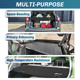 Nilight 2017-2025 Mazda CX-5 Retractable Trunk Cargo Cover With Trunk Storage Net