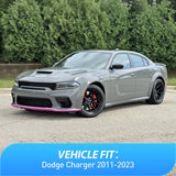 Nilight Window Rain Guards for Dodge Charger 2011-2023 2018 2019 2020 2021 2022 2023, Window Wind Deflectors Vent Visors, Tape on-4PCS