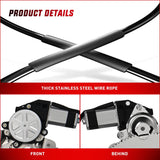 Nilight 741-654 Window Regulator/Motor Front Passenger Side Compatible with 1988-2002 Chevrolet Blazer C1500 C2500 C3500 K1500 K2500 K3500 Tahoe GMC Yukon 1996 1997 1998 1999 2000 2001 2002