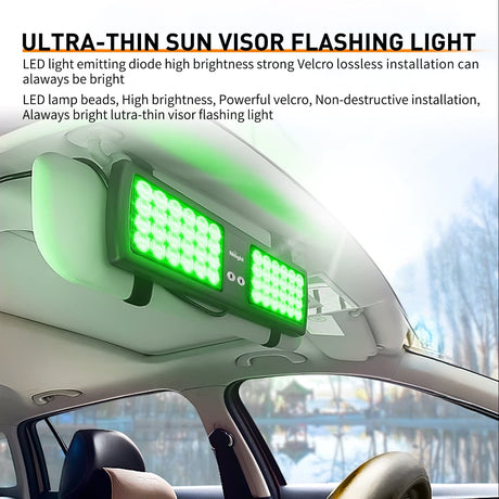 led strobe light 48 LED Green Emergency Warning Strobe Lights