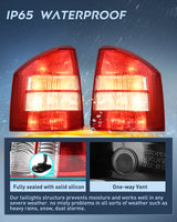 Nilight Taillight Assembly Compatible with 2007 2008 2009 2010 Jeep Compass Tail Light OE Style Rear Lamp Replacement Driver and Passenger Side