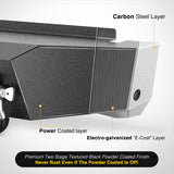 Nilight Rear Step Bumper Compatible with 2011 2012 2013 2014 2015 2016 3rd Gen Ford F250 F350 F450 Super Duty Pickup Truck Bumper with LED Lights, Sensor Holes and D-rings