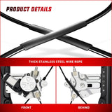 Nilight 751-739 Power Window Regulator with Motor for Front Driver Side Compatible with Chevy Cruze 2012 2013 2014 2015 2016 Chevy Cruze Limited Front Left Side