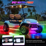 Nilight 4Pcs Golf Cart Underglow Light Kit for EZGO Yamaha Club Car