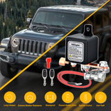 Remote Battery Disconnect Switch 12V 250A Car Anti-Theft Kill Switches Upgrade Prevent Power Drain with Wireless Remote Control Relay Fobs for Auto Truck RV Boat