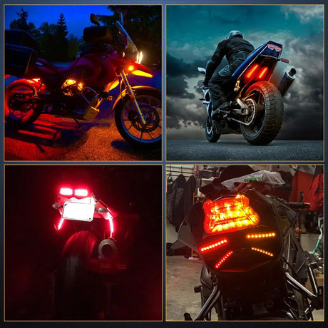 5 Inch 15Leds Red Light Strip 2PCS Nilight