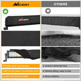 LED Light Bar Cover 32 Inches Black Nylon Protective Sleeve Universal Fit Straight and Curved Bar Waterproof Dustproof Scratch-Proof Light Cover for Driving Off Road Lights