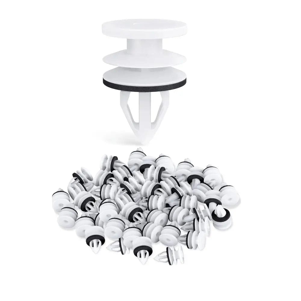 50 Pcs Head 19.5mm Hole 7mm Door Trim Panel Retainer Clips Replacement ...