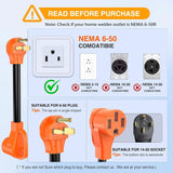 50AMP to 50AMP 3 Prong EV Charger Adapter Cord Nilight