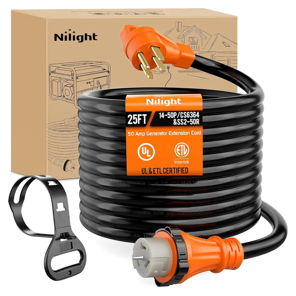 50Amp 25FT Generator Extension Cord Nilight