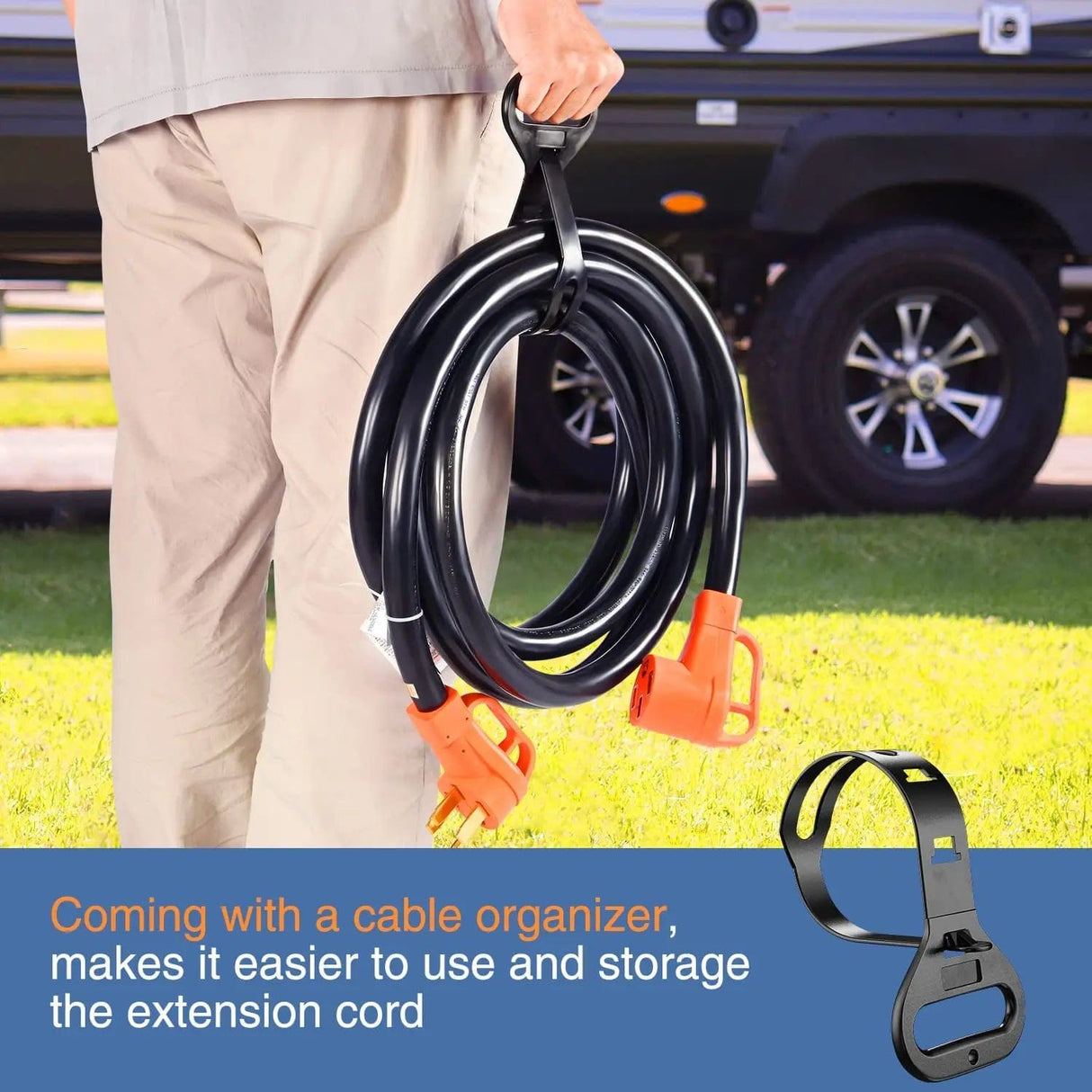 50Amp 25FT RV EV Extension Cord Nilight