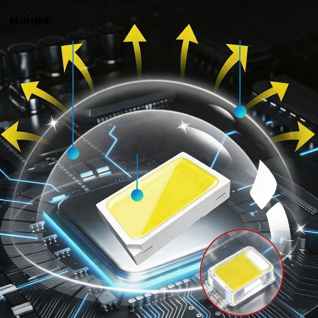 LED light assemblies for street lights, signs, commercial lighting, automobiles, buildings, and other architectural uses