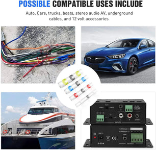 Connectors Assortments 50pcs Solder Seal Wire Connector Kit
