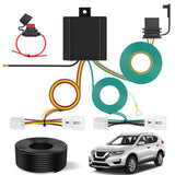 4 Pin Trailer Wiring Harness Kit 56033 Vehicle Side Connector Plug Custom for 2007 2008 2009 2010 2011 2012 2013 2014 2015 Infiniti Sedan G25 G35 G37 Q60 (Simple Fit Tow Hitch Harness)