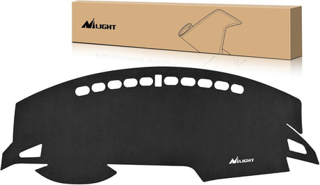 Dash Cover for Honda Civic 2016 2017 2018 2019 2020 2021, Custom Fit Suede Dashboard Mat Non‑Slip Sunshade Glare Protector Interior Accessories Black