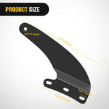 42 inch Curved LED Light Bar Bracket Mounting Upper Windshield Roof Cab Brackets Compatible with Toyota Tacoma 1995-2004, Fit 4Runner 1995 1996 1997 1998 1999 2000 2001 2002