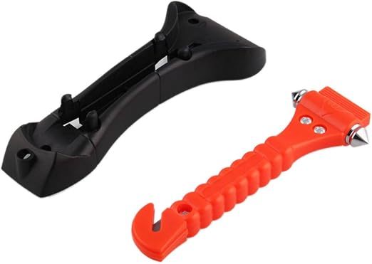 Car Safety Hammer Emergency Escape Tool with Built-in Seat Belt Cutter, Window Breaker Rescue Tool for Car Truck SUV, 1 Pack