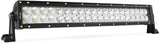 LED Light Bar LED Light Bar 20Inch 120W Spot Flood Combo LED Driving Lamp Off Road Lights LED Work Light for Trucks Boat Jeep Lamp,2 Years Warranty