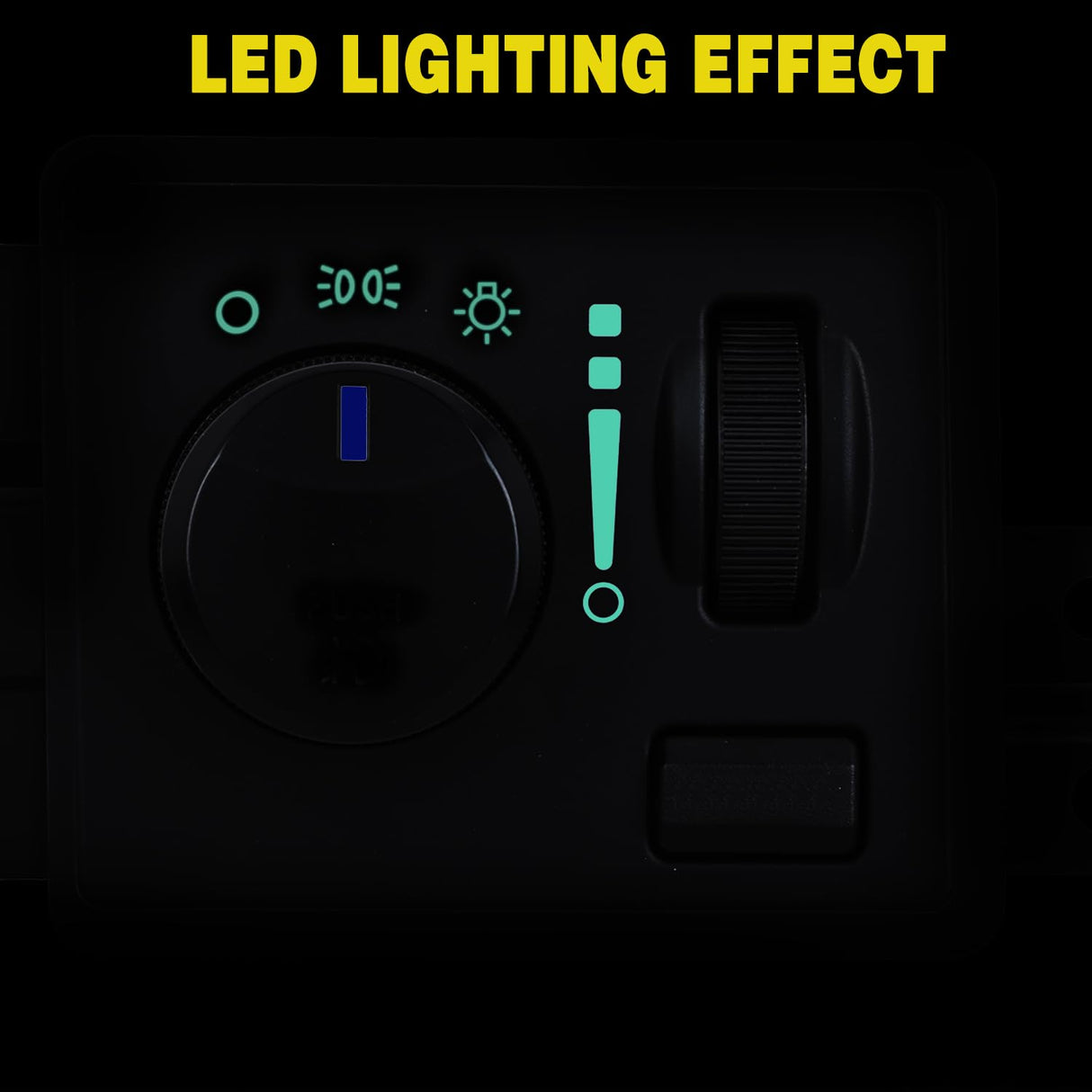 Headlight Dimmer Switch Compatible with 2006 2007 2008 2009 Dodge Ram 1500 2500 3500 2008-2010 Ram 4500 5500 2005-2011 Dakota 2007-2009 Durango 2006 Mitsubishi Raider w/Cargo Fog Light Switch
