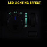 Headlight Dimmer Switch Compatible with 2006 2007 2008 2009 Dodge Ram 1500 2500 3500 2008-2010 Ram 4500 5500 2005-2011 Dakota 2007-2009 Durango 2006 Mitsubishi Raider w/Cargo Fog Light Switch