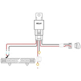 52 Inch 783W 78000LM Triple Row Curved Spot Flood LED Light Bar | 12AWG Wire 5Pin Switch Nilight