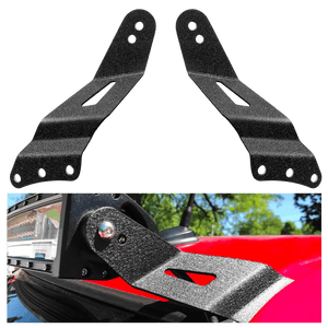 52 Inch Curved Light Bar Mount Bracket at Upper Windshield Roof Cab for 1999-2006 Chevy Silverado Suburban Avalanche Tahoe & GMC Yukon Sierra (Pair)