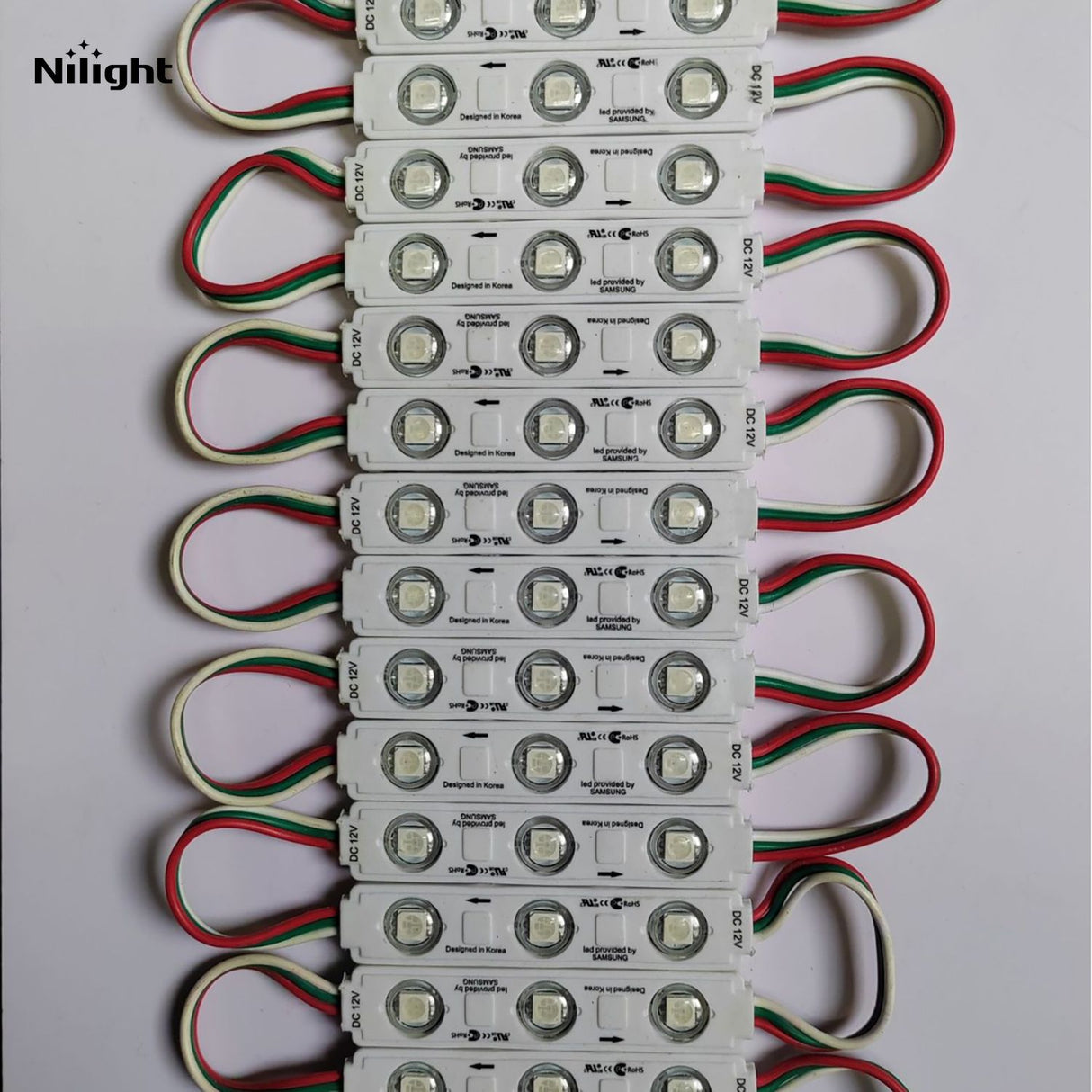 LED lighting systems, namely, LED modules, power supplies, and wiring