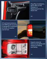 Nilight Taillight Assembly Compatible With 2007 2008 2009 2010 2011 2012 2013 2014 Chevy Chevrolet Tahoe Suburban Tail Lights Rear Lamps Replacement Driver Side Red