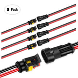accessory 5Pack 2-Pin Way 16AWG Wire 1.5mm Series Terminal Connector